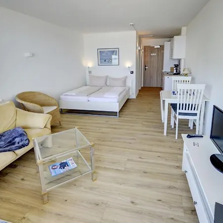 Fewo1846 Intermar - Strandbude - Studioapartment Mit Balkon Und Meerblick Lyksborg Eksteriør billede